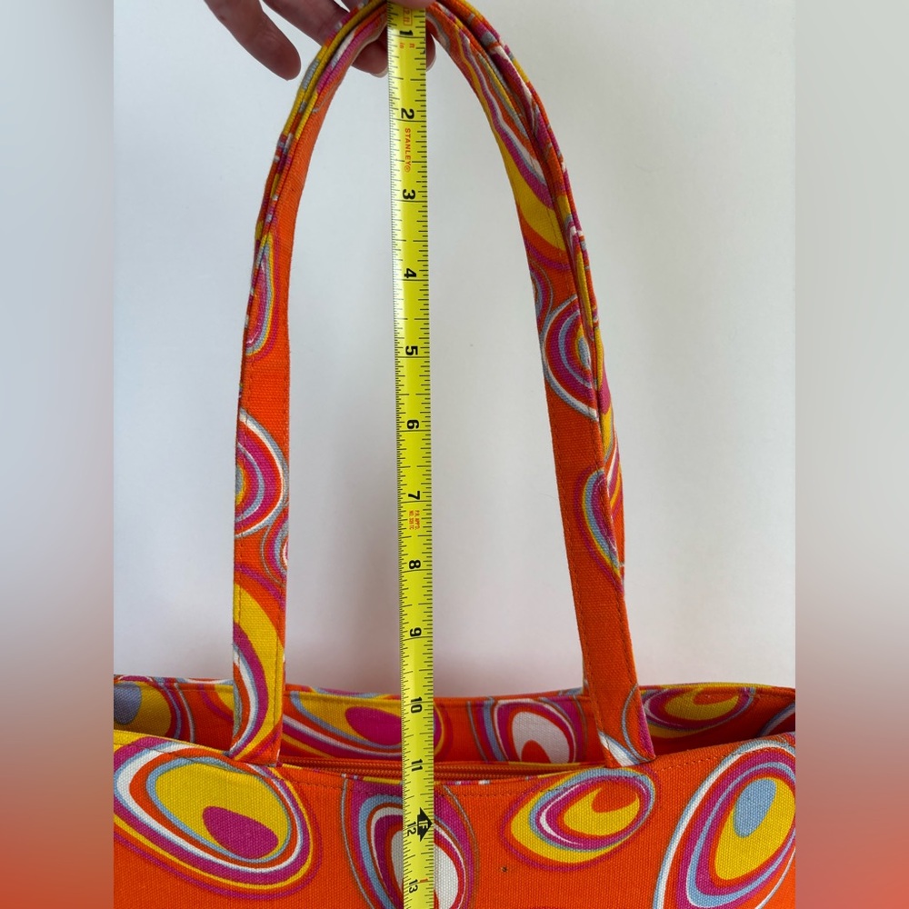 kate spade Orange & Pink Canvas Bow Tote - Picture 10 of 15